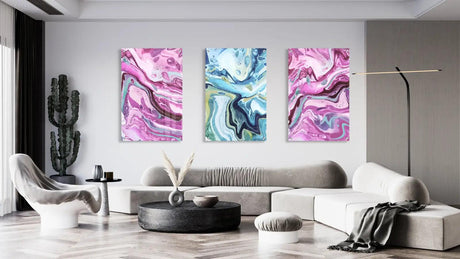 Set of Three Art Modern Wall Art Prints - uniqstiq