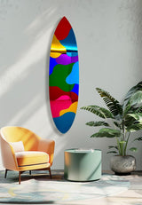 Blobsurf Mirrored Colorful Art - uniqstiq