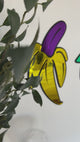 Pop Art Bananas Set of 3 Mirrored Acrylic Decor