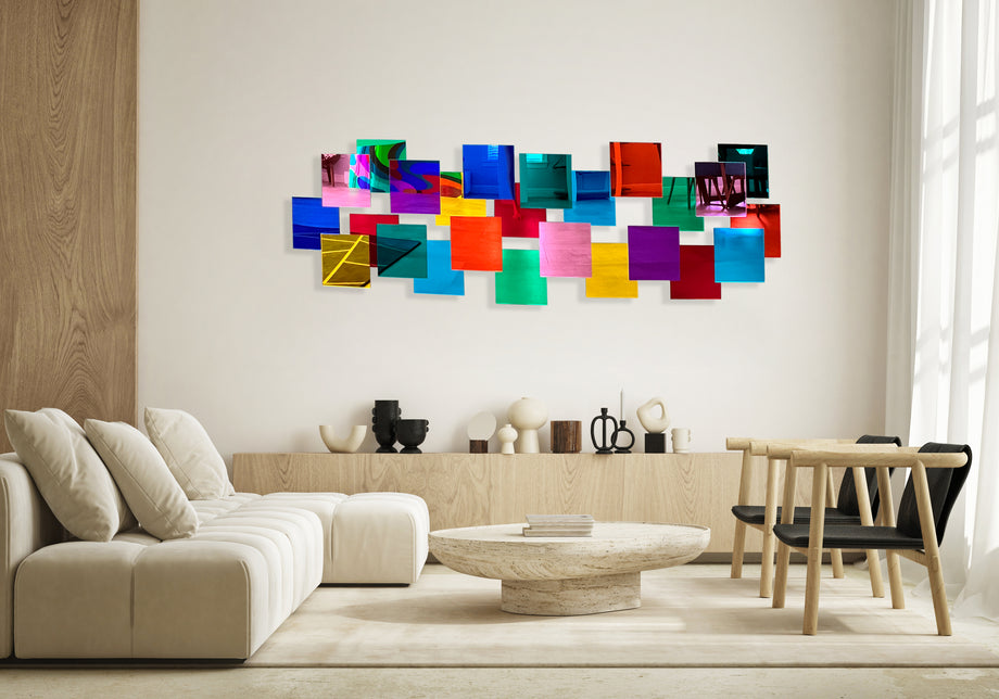 UniQstiQ Handmade Acrylic Abstract Wall Decor