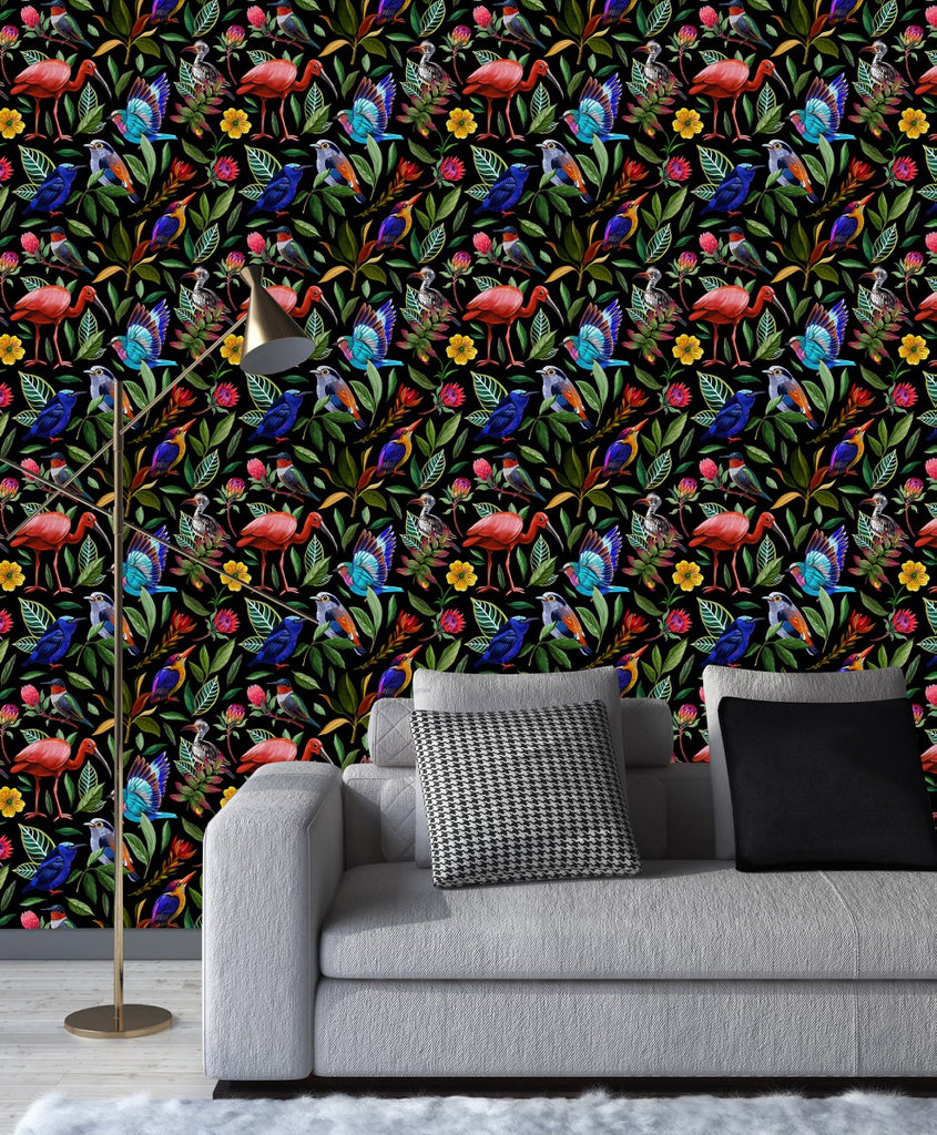 Exotic Birds Wallpaper buy at the best price with delivery – uniqstiq