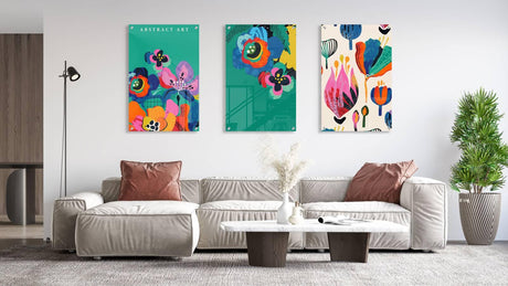 Abstract Art Set of 3 Prints Modern Wall Art Modern Artwork Image 2