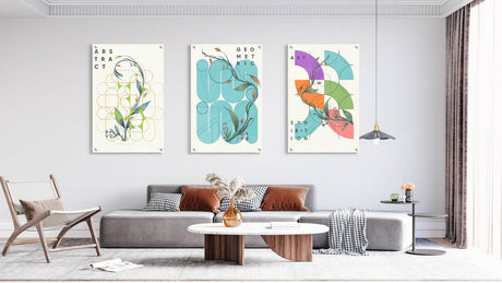 Abstract Artwork Posters Set of 3 Prints Modern Wall Art Modern Artwork Image 2