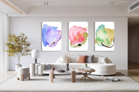 Abstract Artwork Set of 3 Prints Modern Wall Art Modern Artwork Image 2