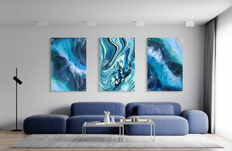 Abstract Landscapes Set of 3 Prints Modern Wall Art Modern Artwork Image 2