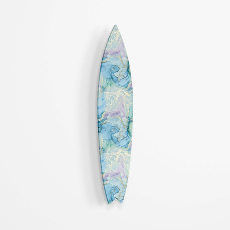 Abstract Marble Acrylic Surfboard Wall Art - uniqstiq