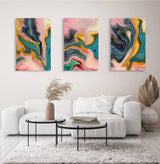 Abstract Ornaments Set of 3 Prints Modern Wall Art Modern Artwork Image 2