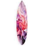 Abstract Purple Pattern Acrylic Surfboard Wall Art