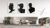 Aesthetic Art Set of 3 Prints Modern Wall Art Modern Artwork Image 1