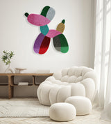 Balloon Dog Glitter Art Trendy Wall Art - uniqstiq