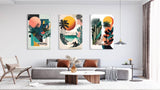 Beach Design Set of 3 Prints Modern Wall Art Modern Artwork Image 2