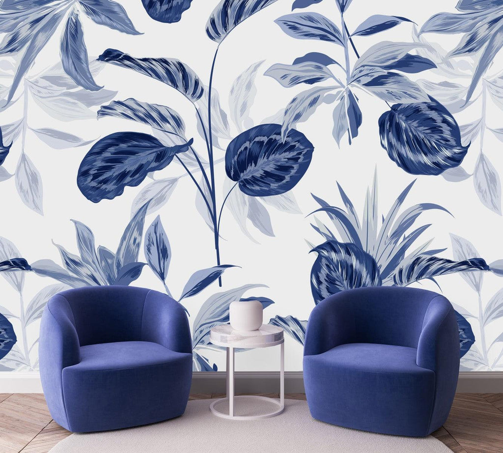 Blue and White Wallpaper - uniqstiq