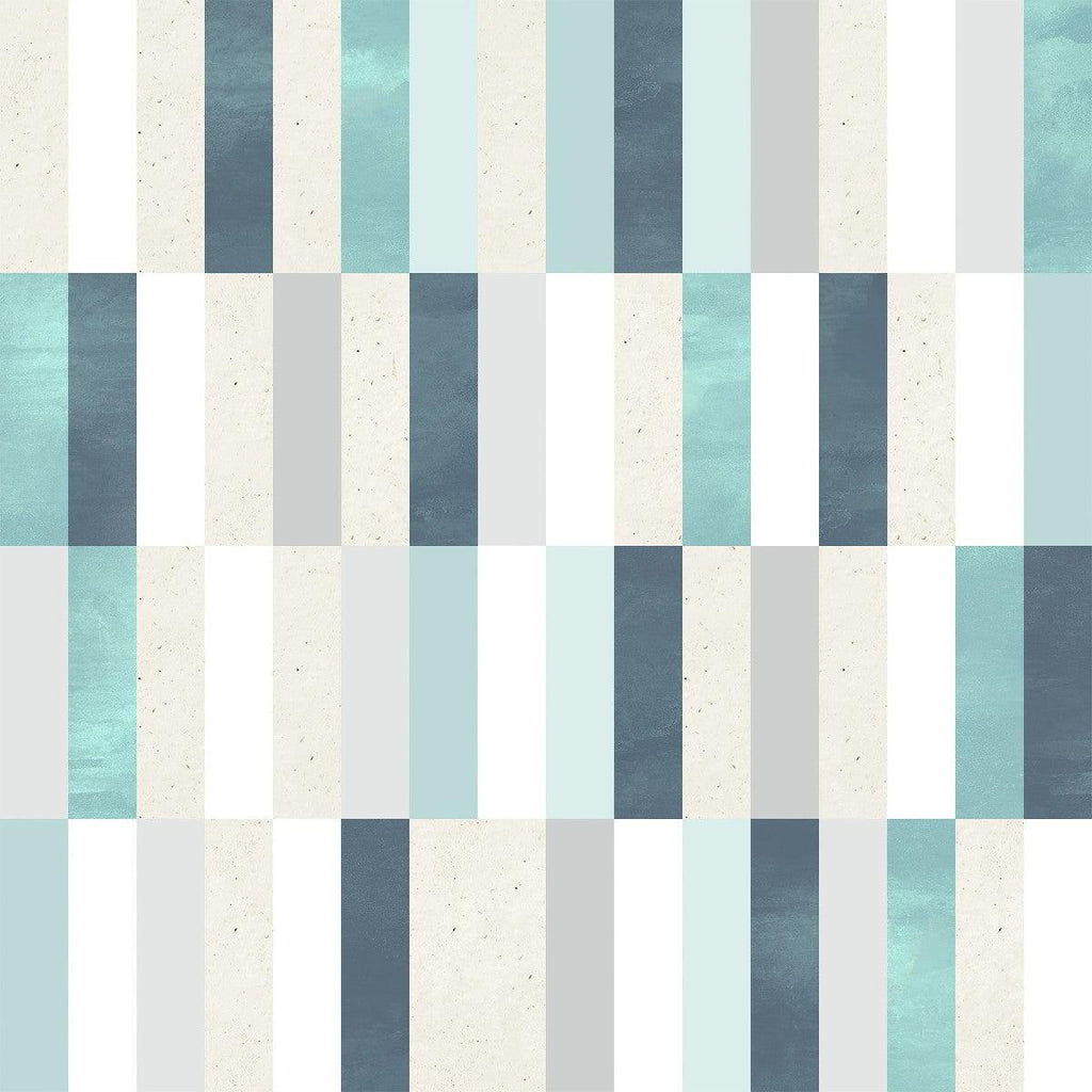 Blue Rectangles Wallpaper - uniqstiq