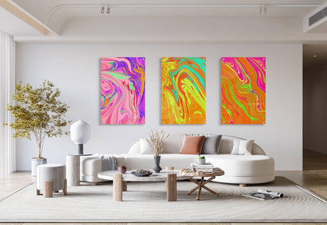 Brightly Design Set of 3 Prints Modern Wall Art Modern Artwork Image 2