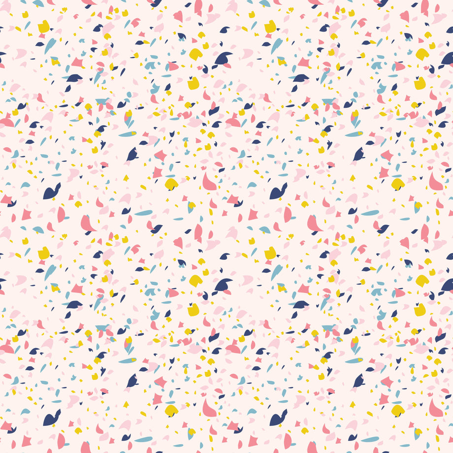 Yellow confetti background wallpaper Royalty Free Vector