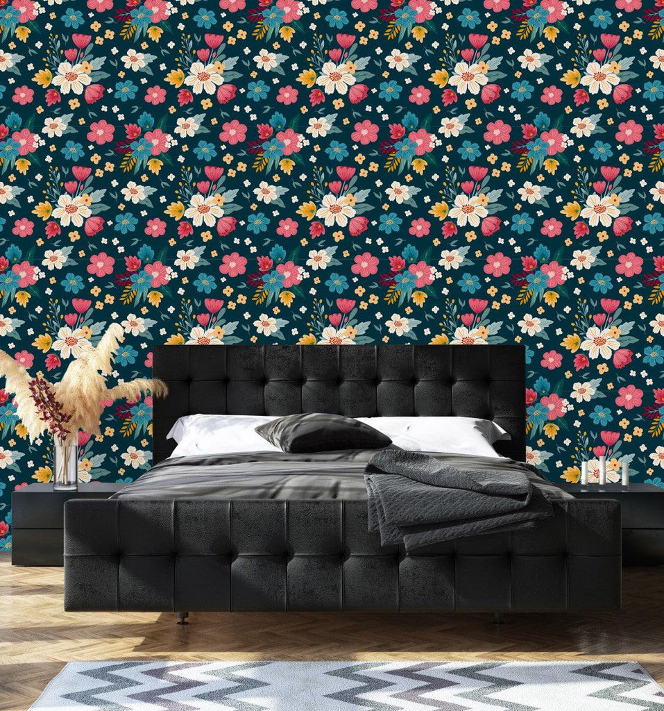 Dark Floral Wallpaper  uniQstiQ Floral