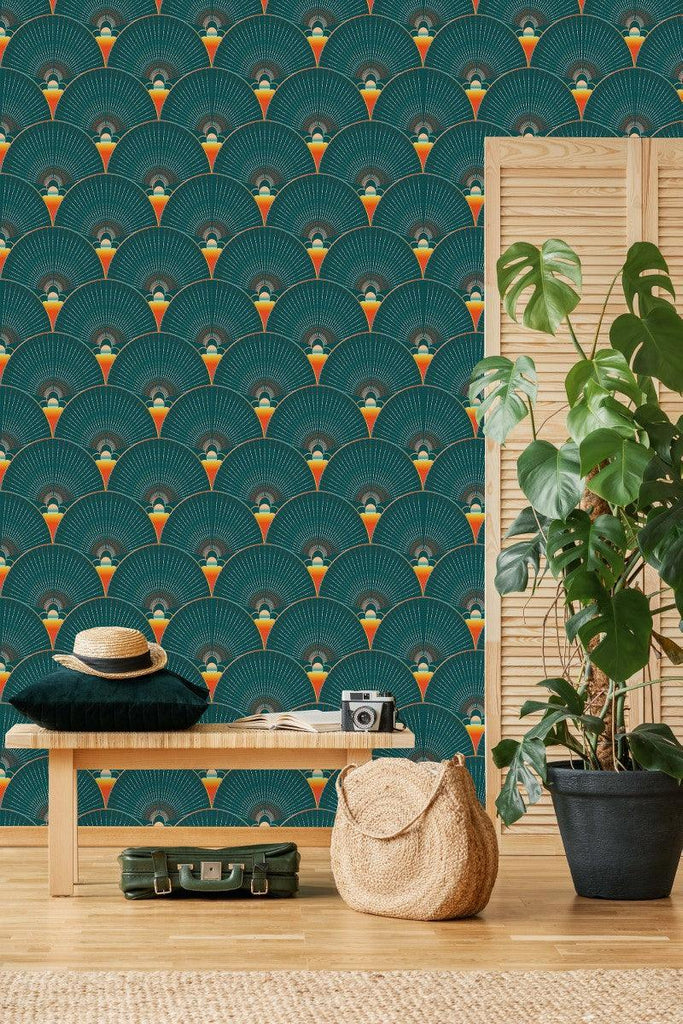 Dark Green Design Wallpaper - uniqstiq