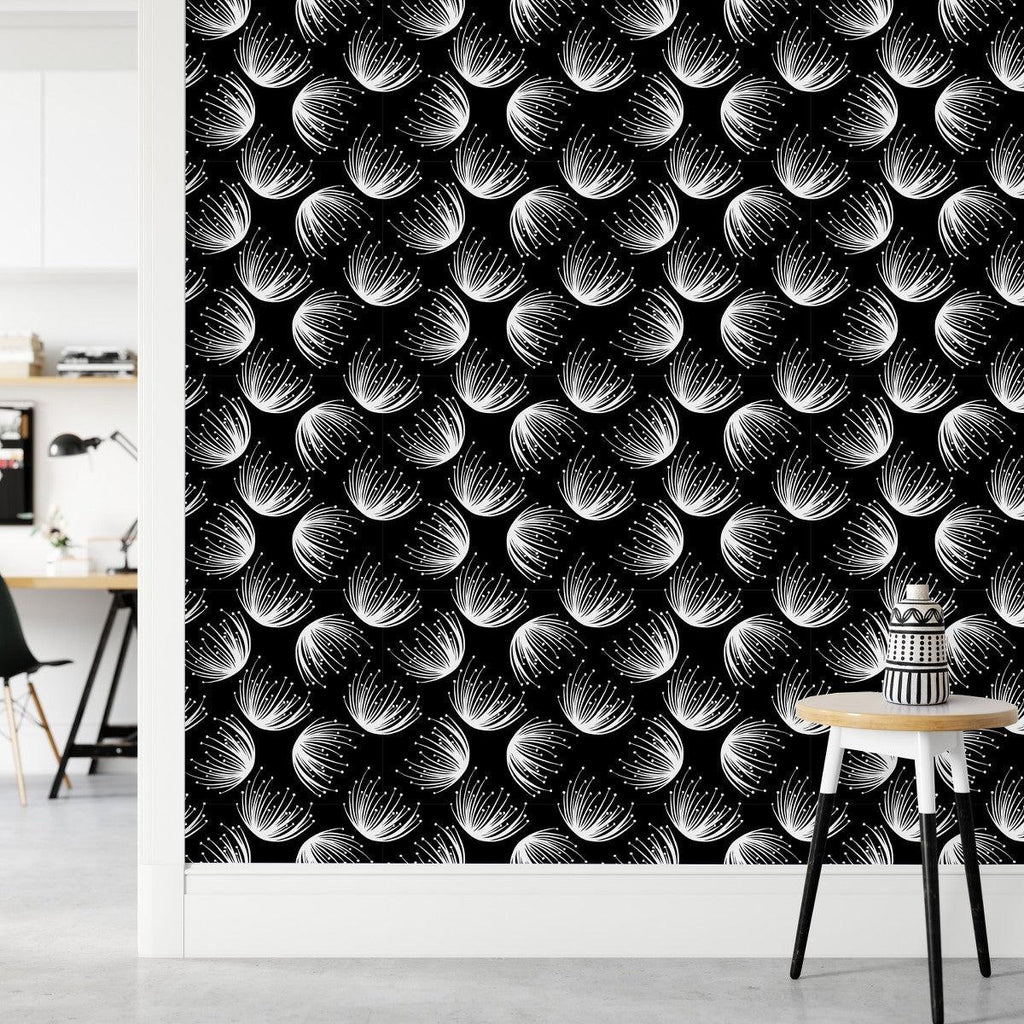 Elegant Black and White Wallpaper Chic - uniqstiq