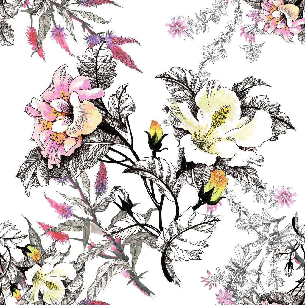 Light Floral Wallpaper uniQstiQ Floral
