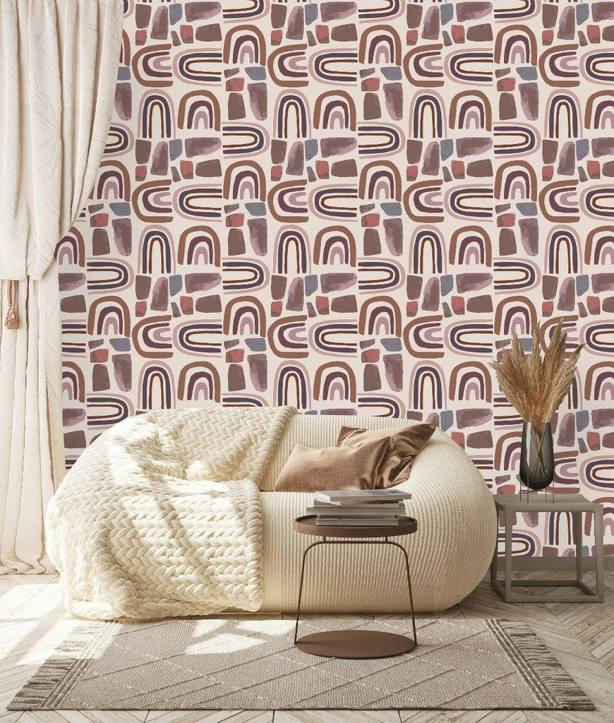 Geometrical Rainbow Wallpaper  uniQstiQ Geometric