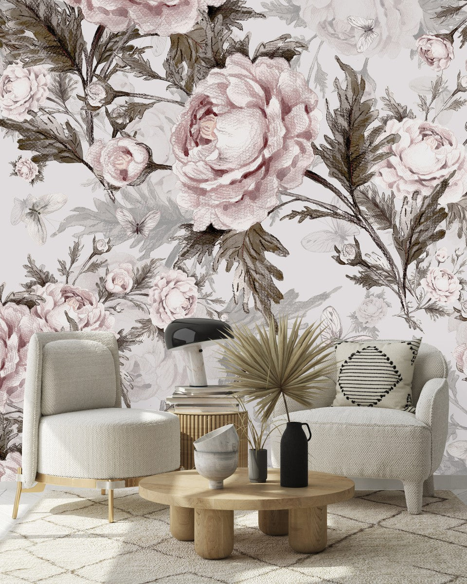 Vintage Floral Wallpaper buy at the best price with delivery – uniqstiq