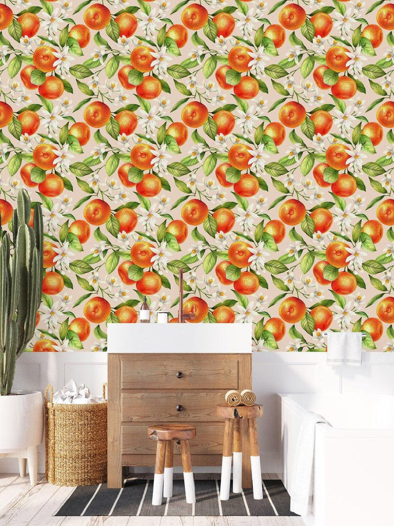 Mandarin Tree Wallpaper - uniqstiq