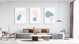 Minimalism Set of 3 Prints Modern Wall Art Modern Artwork Image 1