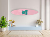 Positive Vibes Pattern Acrylic Surfboard Wall Art