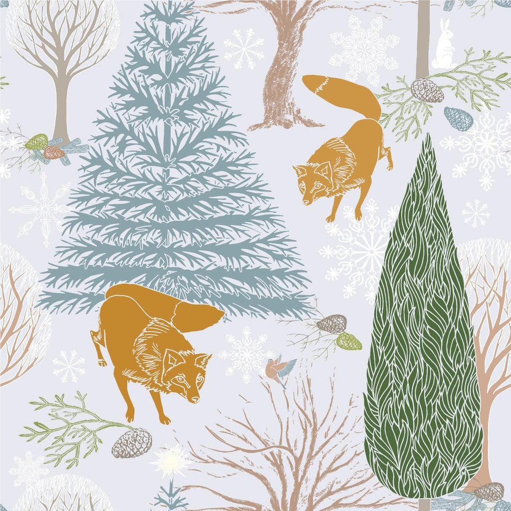 Voguish Winter Forest Wallpaper Fashionable - uniqstiq