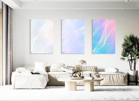 Wavy Pattern Set of 3 Prints Modern Wall Art Modern Artwork Image 1