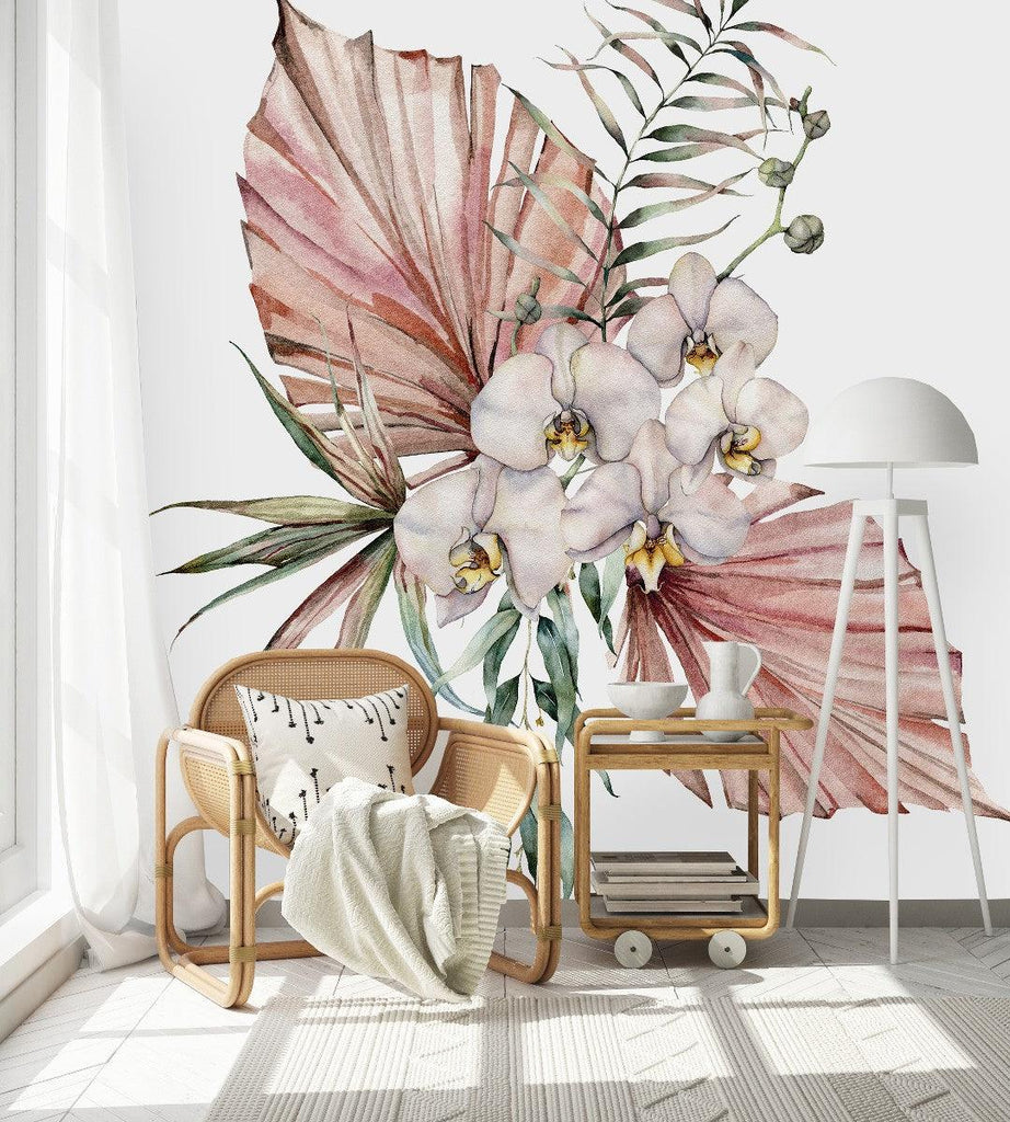 White Orchid Wallpaper - uniqstiq